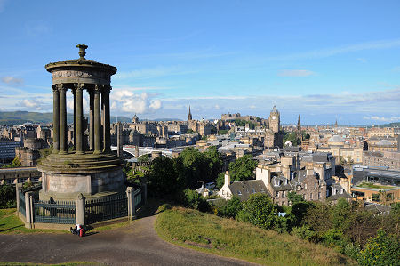 The Classic View of Edinburgh From Calton Hill