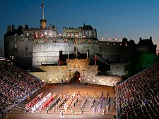 The Castle During the Military Tattoo