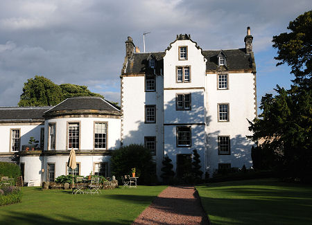 Prestonfield from the West: Rhubarb is to the Left of the Tower House