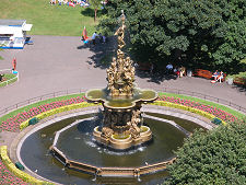 The Ross Fountain from the Castle