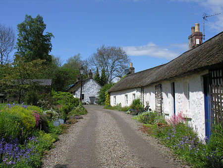 Thatched Cottages at the West End of Rait