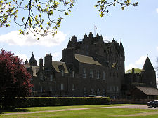 The North Side of Glamis Castle