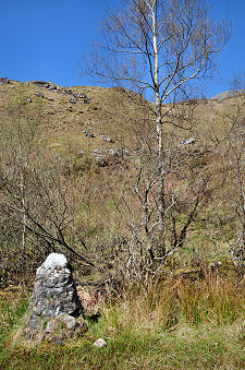 Cairn and Side of Glen