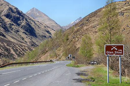 Glen Shiel, the Layby and Area of the Battle