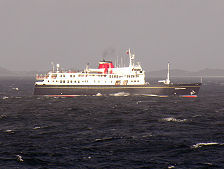 Hebridean Princess: an echo of an "Hebrides" which  operated this service from  1963 to 1985