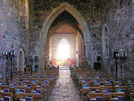 The Abbey Church: Looking East from the Nave to the Choir