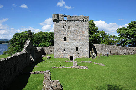 Lochleven Castle from the Curtain Wall