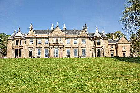 The Full Frontage of Raasay House