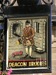 Pub Sign Picture of Deacon Brodie