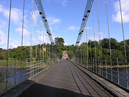 Union Chain Bridge Over the River Tweed