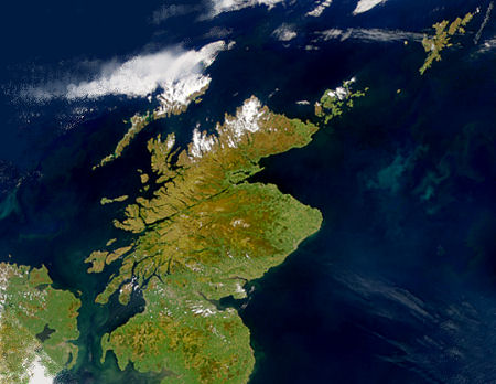 Scotland from Space