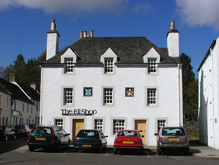 The Ell Shop, Dunkeld: With an Ell Measure on the Outer Wall