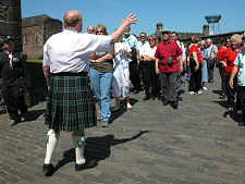 Tour Guide at Edinburgh Castle